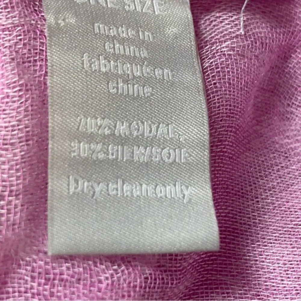 MXsold Nordstrom Modal &Silk Scarf in Lilac - Picture 5 of 7